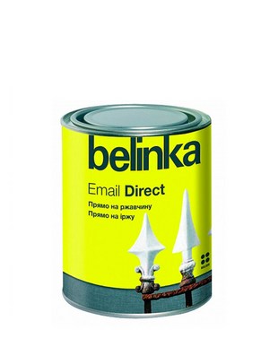 Антикоррозионная эмаль по ржавчине BELINKA Email Direct красная 0,75 л 
