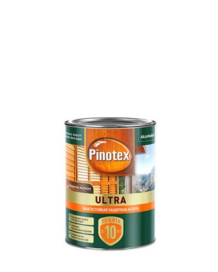 Лазурь для дерева защитная PINOTEX ULTRA рябина 0,9 л